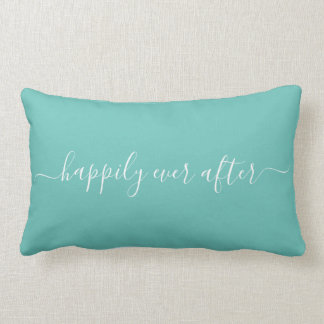 Rectangle Heureux après Coussin - Aqua