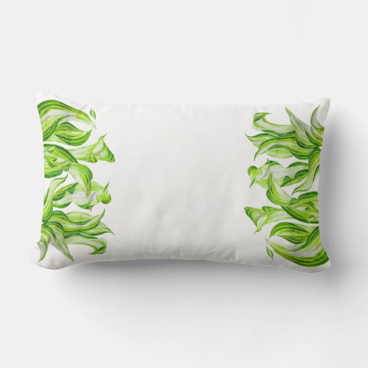 Rectangle 'Hôte avec le Mosta' sur un Coussin Lumbar (Recto)