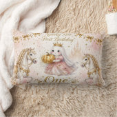 Rectangle Housse de coussin de nurserie Princesse Rose Fantô (Couverture)