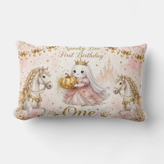 Rectangle Housse de coussin de nurserie Princesse Rose Fantô (Recto)