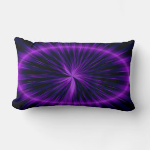 Rectangle Imaginaire Violet Art Design Coussin Abstrait 18