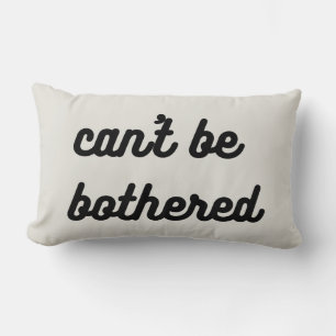 Rectangle Impossible d'être gêné Coussin de crème