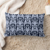 Rectangle Indigo Shibori Coussin : Des rêves de teinture tex (Couverture)