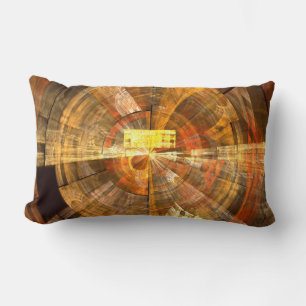Rectangle Intégrité Abstrait Art Lumbar Coussin