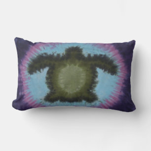Rectangle J'aime Tortues Tie Dye Coussin