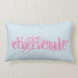 Rectangle Jardin écrasé par coussin difficile de femme