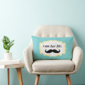 Rectangle Je suis elle M. Mustard Coussin de la Moustache Ja (Chaise)