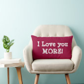 Rectangle JE T'AIME PLUS coussin (Chaise)