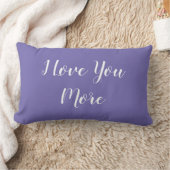 Rectangle Je T'Aime Plus Coussin Violet (Couverture)