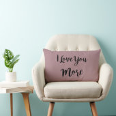 Rectangle Je T'Aime Plus Coussin Violet (Chaise)
