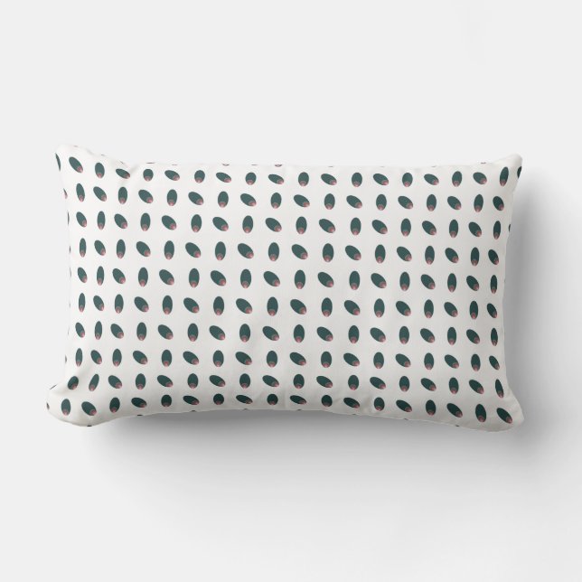 Rectangle Jeu d'oreiller, Coussin Lumbar 13" x 21" (Recto)