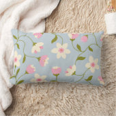 Rectangle Joli Coussin de Lancement Floral (Couverture)