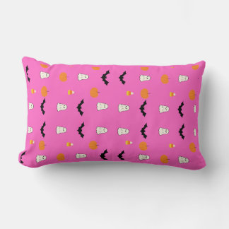 Rectangle Joli Coussin de Lancer Rose pour Halloween