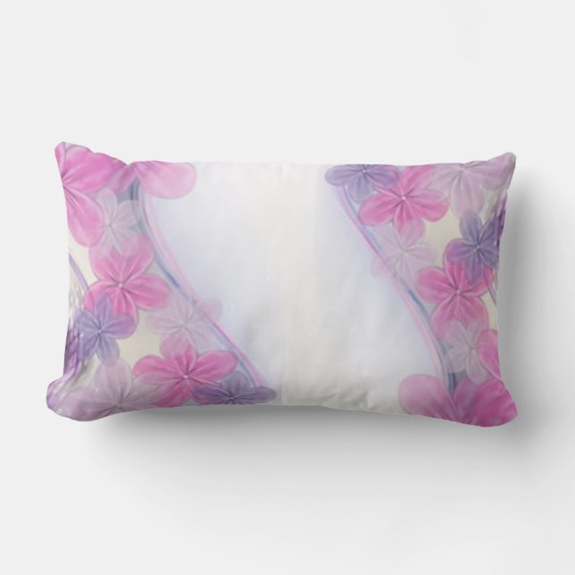 Rectangle Joli Coussin Fleurs (Recto)