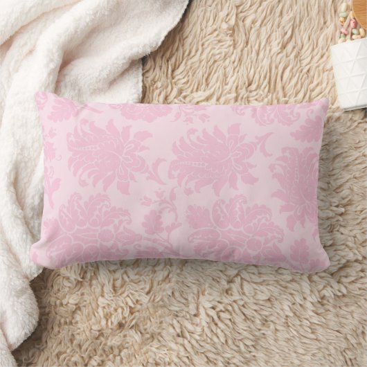 Rectangle Joli Coussin rose Damask (Couverture)