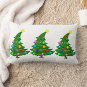 RECTANGLE **JOYEUX ARBRES DE NOËL** COUSSIN DE NOËL (Couverture)