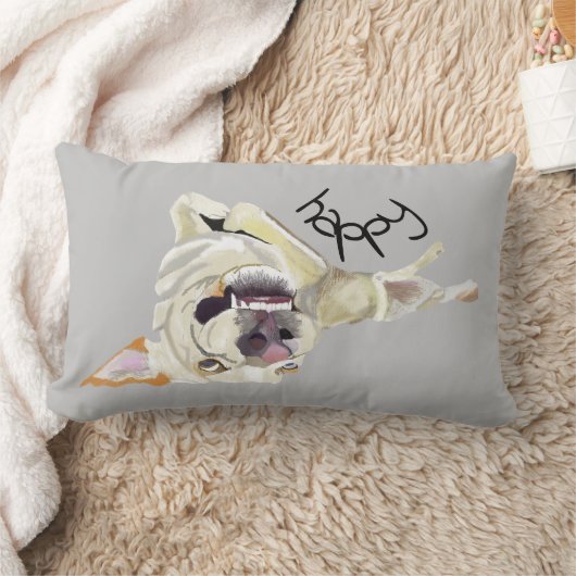 Rectangle Joyeux Coussin de chien ! (Couverture)