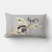 Rectangle Joyeux Coussin de chien ! (Recto)