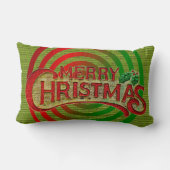 Rectangle Joyeux Coussin de Noël (Verso)