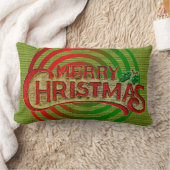 Rectangle Joyeux Coussin de Noël (Couverture)