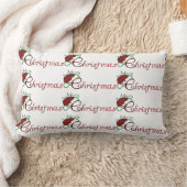 RECTANGLE ***JOYEUX NOËL AVEC COUSSIN DE NOËL À DOS ROUGE (Couverture)