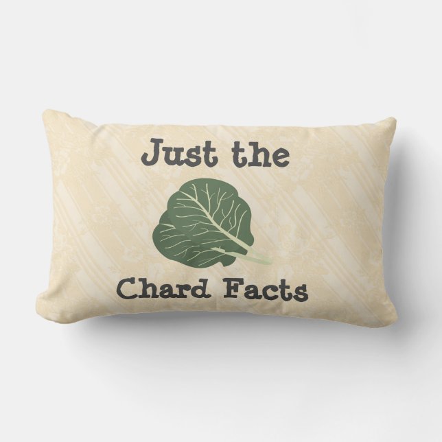 Rectangle Juste le Coussin de Chard Facts Lumbar (Recto)