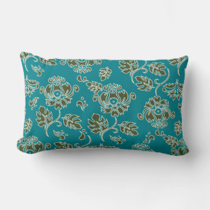 Rectangle Kamaole Hawaï Coussin Lombaire Fleurs Tropicales