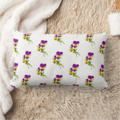 Rectangle "La fête du Pansy" sur un Coussin Lumbar (I) (Couverture)
