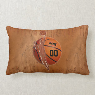Rectangle La grunge a personnalisé le coussin de basket-bal