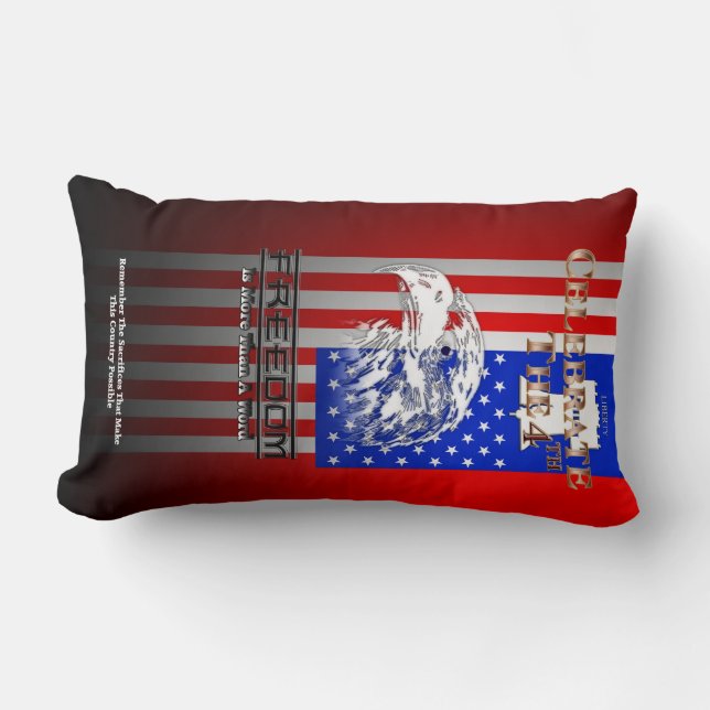 Rectangle La Liberté Est Plus Qu'Un Coussin Liberty Lumbar (Recto)