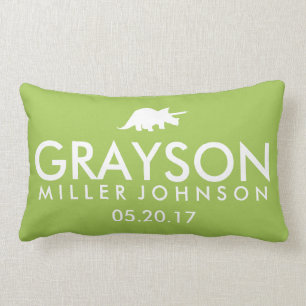 Rectangle La naissance personnalisée détaille le coussin