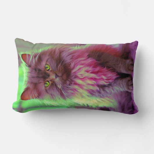 Rectangle La révolution du confort vertical : Coussin Cat Lu (Recto)