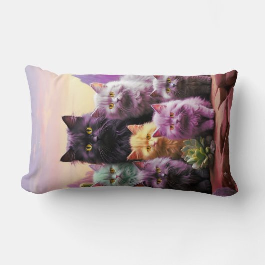 Rectangle La révolution du confort vertical : Coussin Cat Lu (Recto)
