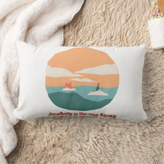 Rectangle La Simplicité Est La Nouvelle Coussin De Luxe