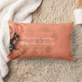 Rectangle Le baroque et pivoines - coussin (Couverture)