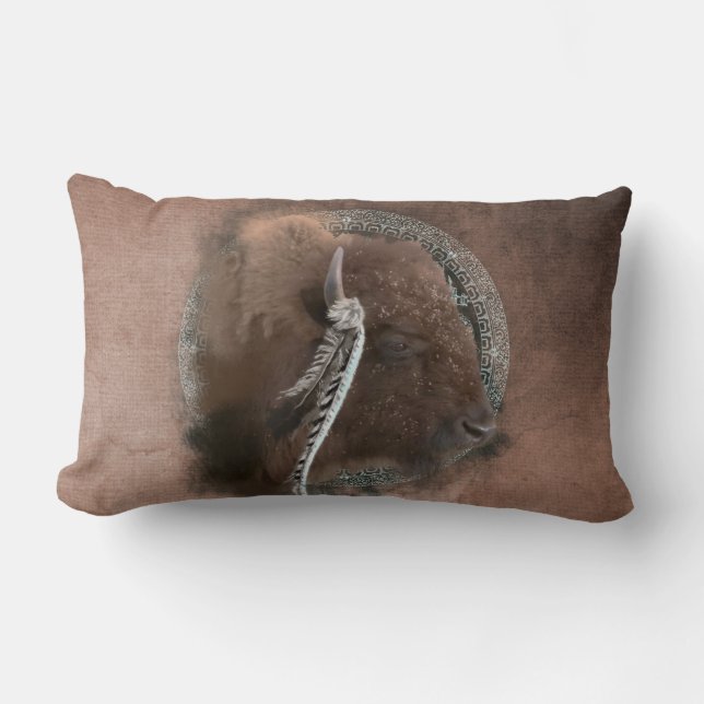 Rectangle Le Bison II - Coussin (Recto)