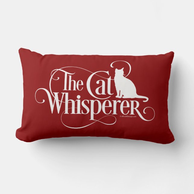 Rectangle Le Coussin Cat Whisperer Lumbar (Recto)