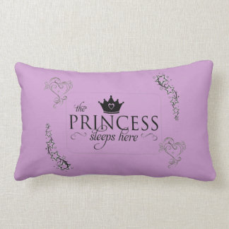 Rectangle Le coussin de princesse Sleeps Here