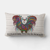 Rectangle Le Coussin Lumbar Rooster resplendissant - Voir Re (Verso)