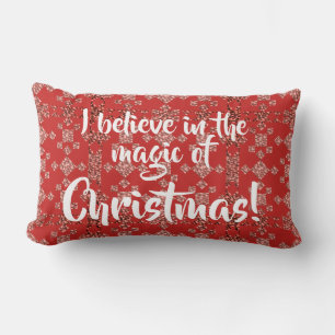 Rectangle Les nuances de Noël du Coussin de Red Lumbar