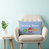 Rectangle Les petits monstres ont personnalisé le coussin (Chaise)