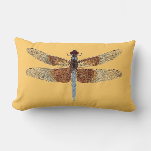 Rectangle Libellules différentes du coussin 2 de libellule (Recto)