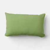 Rectangle Lime vert/blanc Nom du monogramme Garde Coussin (Verso)