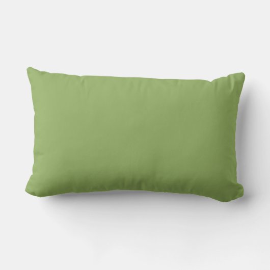 Rectangle Lime vert/blanc Nom du monogramme Garde Coussin (Verso)
