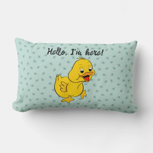Rectangle "Little Duck" Baby Coussin (Recto)