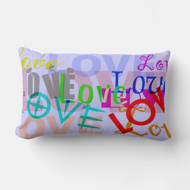 Rectangle Lumbar Love Coussin (Recto)