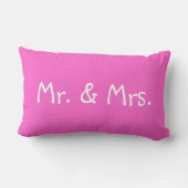 Rectangle M. & Mme I LOVE US Lumbar Coussin (Verso)
