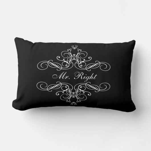 Rectangle M. Right Elegant Boudoir Bed sien et son coussin (Recto)