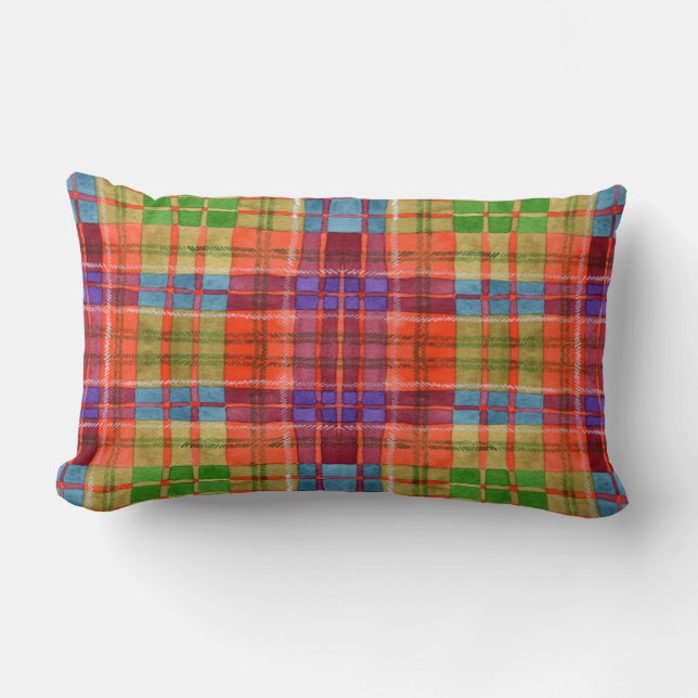 Rectangle MAC RAE TARTAN Lumbar Coussin (Recto)