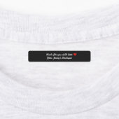 Rectangle maigre fer sur étiquettes noirs (Apposé)